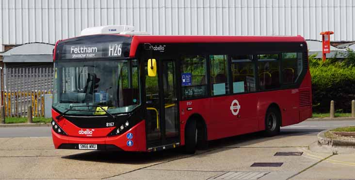 Abellio Alexander Dennis Enviro200MMC 8167